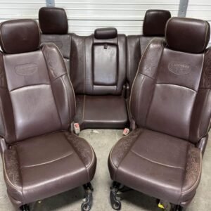 2011–2018 Dodge Ram 1500 2500 Brown Leather Crew Cab Longhorn Front And Rear Seats