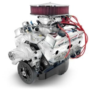 Carbureted Small-Block Chevy (SBC) V8 crate engine