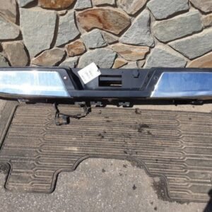 2021 2022 2023 F150 REAR CHROME BUMPER ASSEMBLY WITH PARK ASSIST W/O AUTO PARK